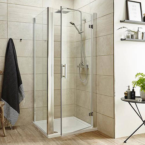 Additional image for Shower Enclosure With Hinged Door (760x700).