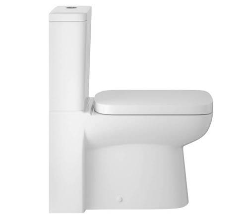 Additional image for Arlo Flush To Wall Toilet With Basin & Semi Pedestal.