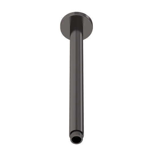 Additional image for Ceiling Mounted Round Shower Arm 380mm (Gun Metal).
