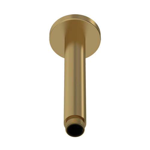 Additional image for Ceiling Mounted Round Shower Arm 150mm (Br Brass).