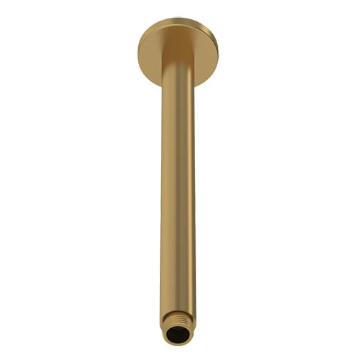 Additional image for Ceiling Mounted Round Shower Arm 380mm (Br Brass).