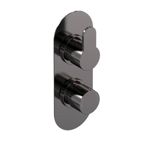 Additional image for Concealed Thermostatic Shower Valve (1 Outlet, Br Gun Metal).