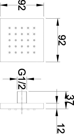 Additional image for Square Tile Body Jet.