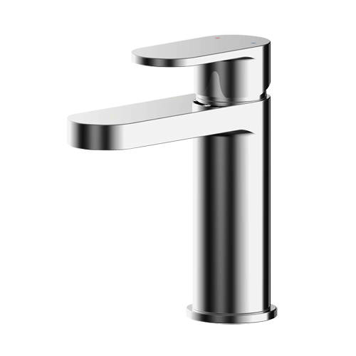 Additional image for Basin Mixer Tap With Push Button Waste (Chrome).