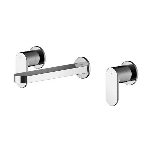 Additional image for Wall Mounted Basin Mixer Tap (Chrome).