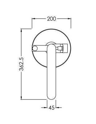 Additional image for Floor Standing Bath Shower Mixer Tap (Chrome).