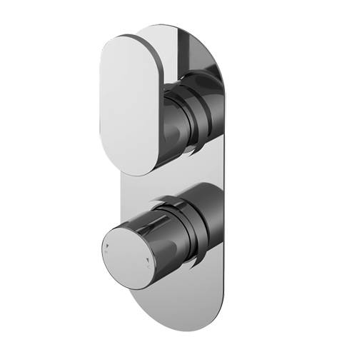 Additional image for Concealed Thermostatic Shower Valve (1 Outlet, Chrome).