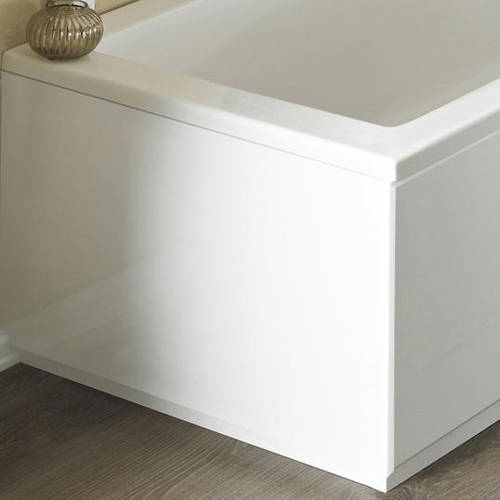 Additional image for End Bath Panel (High Gloss White, 750mm).