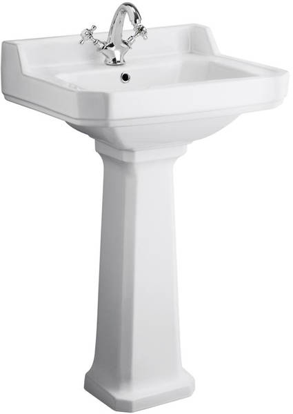 Additional image for High level Toilet With 560mm Basin & Pedestal (1TH).