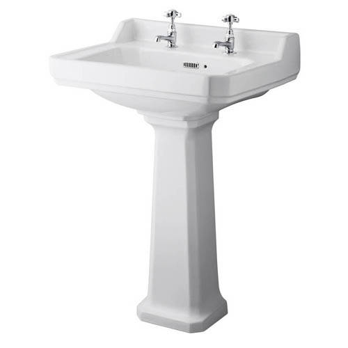 Additional image for Basin & Pedestal (2TH, 600mm).