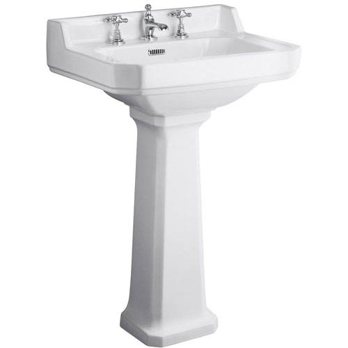 Additional image for Basin & Comfort Height Pedestal (3TH, 600mm).