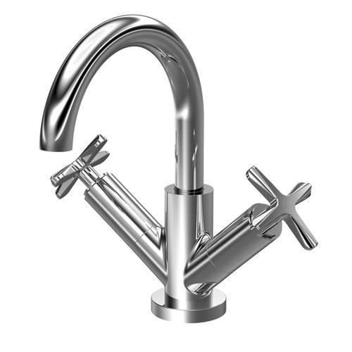 Additional image for Mono Basin Mixer Tap With Waste (Chrome).