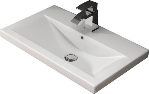 Additional image for 600mm Wall Hung Vanity With 600mm WC Unit & Basin 1 (Grey).