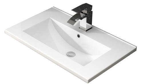 Additional image for 600mm Wall Hung Vanity With 600mm WC Unit & Basin 2 (Grey).