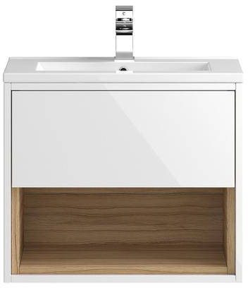 Additional image for 600mm Wall Hung Vanity With 600mm WC Unit & Basin 1 (White).