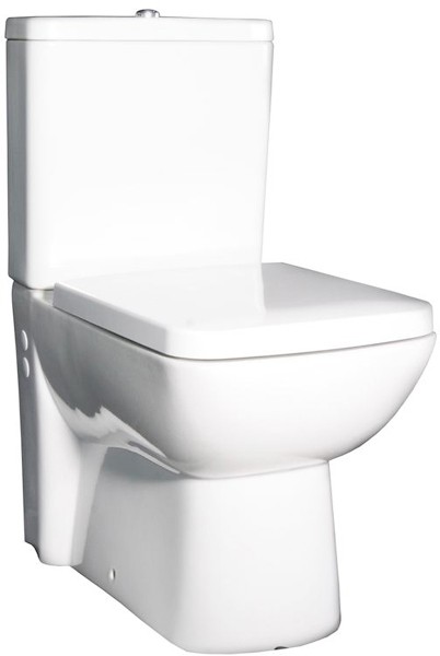 Additional image for Flush To Wall Toilet Pan, Cistern & Soft Close Seat.