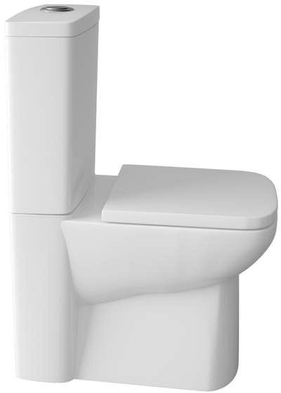 Additional image for Flush To Wall Toilet Pan, Cistern & Soft Close Seat.