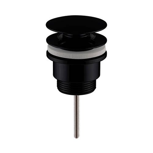 Additional image for Universal Push Button Basin Waste (Matt Black).