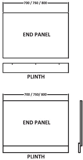 Additional image for Side & End Bath Panel Pack (Gloss White, 1700x700).