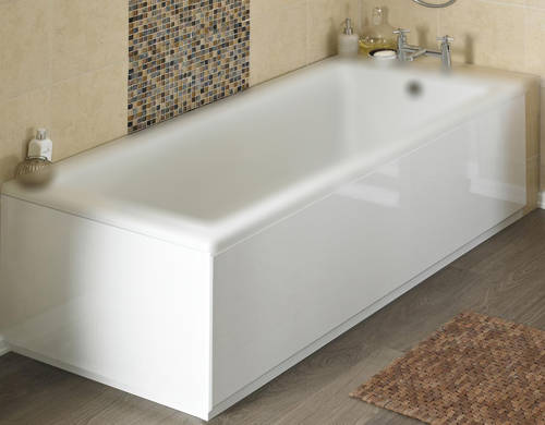 Additional image for Side & End Bath Panel Pack (Gloss White, 1800x800).