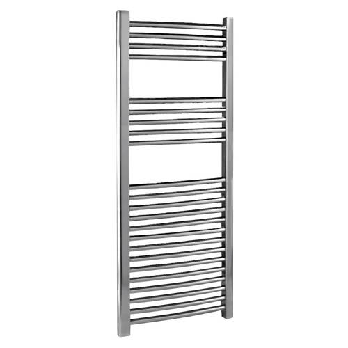 Additional image for Ladder Towel Radiator H1100 x W500 (Curved Chrome).