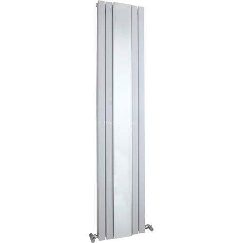 Additional image for Sloane Mirror Radiator (White). 381x1800mm.