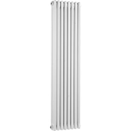 Additional image for 3 Column Vertical Radiator (White). 381x1500mm.