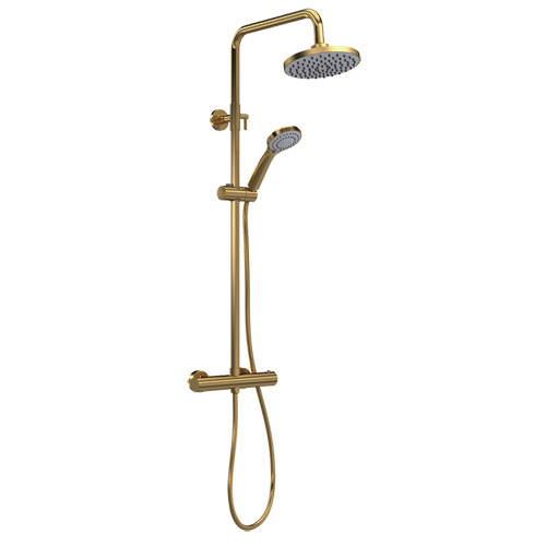 Additional image for Thermostatic Bar Shower Valve With Kit (Br Brass).