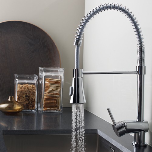 Additional image for Pull Out Spray Kitchen Tap (Chrome).