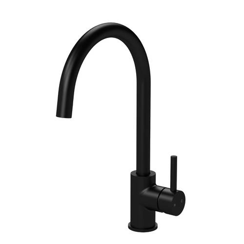 Additional image for Mono Kitchen Tap With Lever Handle (Matt Black).