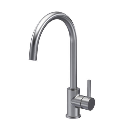 Additional image for Mono Kitchen Tap With Lever Handle (Brushed Nickel).