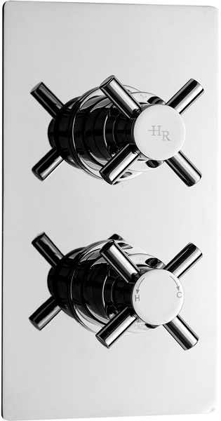 Additional image for 3/4" Thermostatic Concealed Twin Shower Valve.