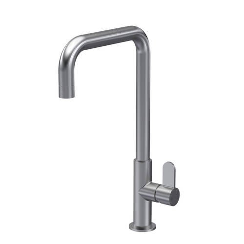 Additional image for Mono Kitchen Tap With Lever Handles (Brushed Nickel).