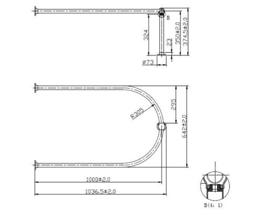 Additional image for 1/2 Shower Curtain Ring (Chrome).