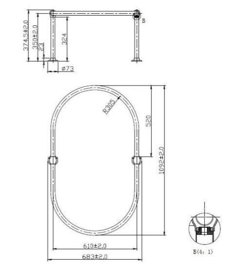 Additional image for Full Shower Curtain Ring (Chrome).