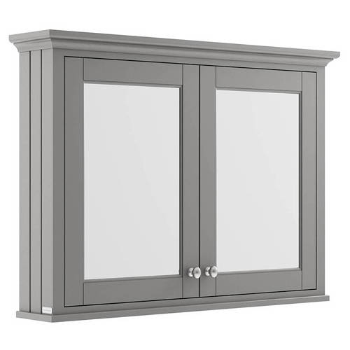 Additional image for Mirror Bathroom Cabinet 1050mm (Storm Grey).