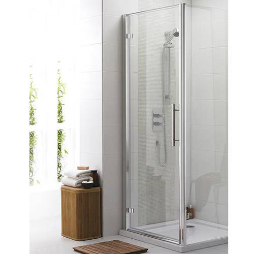 Additional image for Apex Hinged Shower Door With 8mm Glass (760mm).