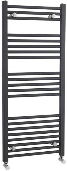 Additional image for Straight Ladder Towel Radiator (Anthracite). 1150x500mm.
