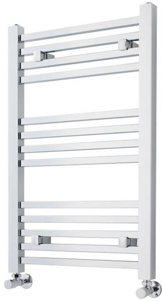 Additional image for Square Ladder Towel Radiator (Chrome). 800x500mm.