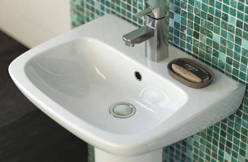 Additional image for Basin & Semi Pedestal (500mm).