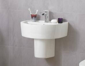 Additional image for Basin & Semi Pedestal (420mm).