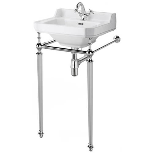 Additional image for Washstand With 500mm Basin (1TH, Chrome).