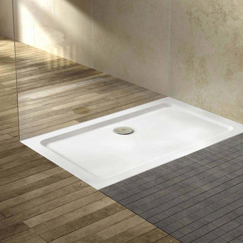 Additional image for Rectangular Shower Tray 1800x900mm (Gloss White).