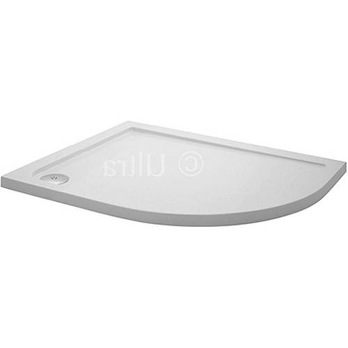 Additional image for Low Pro Offset Quad Shower Tray. 900x760x40. Right Handed.