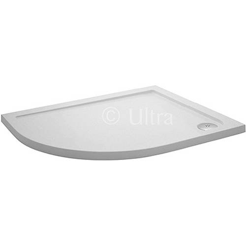 Additional image for Low Pro Offset Quad Shower Tray. 900x800x40. Left Handed.