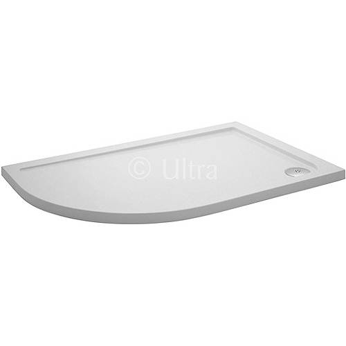 Additional image for Low Pro Offset Quad Shower Tray. 1000x900x40. Left Handed.
