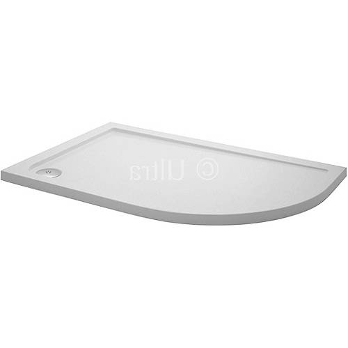 Additional image for Low Pro Offset Quad Shower Tray. 1000x900x40. Right Hand.