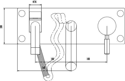 Additional image for Wall Mounted Bath Shower Mixer Tap With Shower Kit (Chrome).