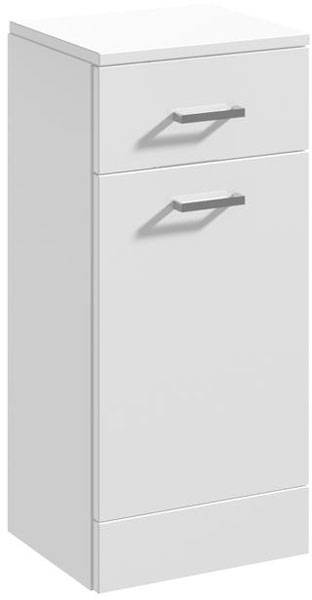 Additional image for Bathroom Laundry Basket (766x350x300mm, White).