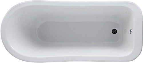 Additional image for Brockley Slipper Bath & Corbel Feet 1500x730mm.